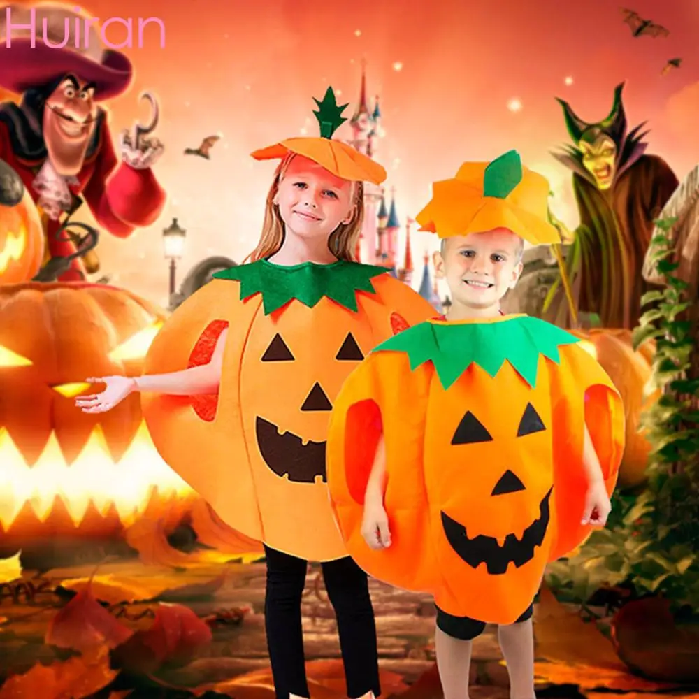 

HUIRAN Halloween Cosplay Costume Dress Party Pumpkin Clothes Halloween Costume For Kids Children's Halloween Gift Party Supplies