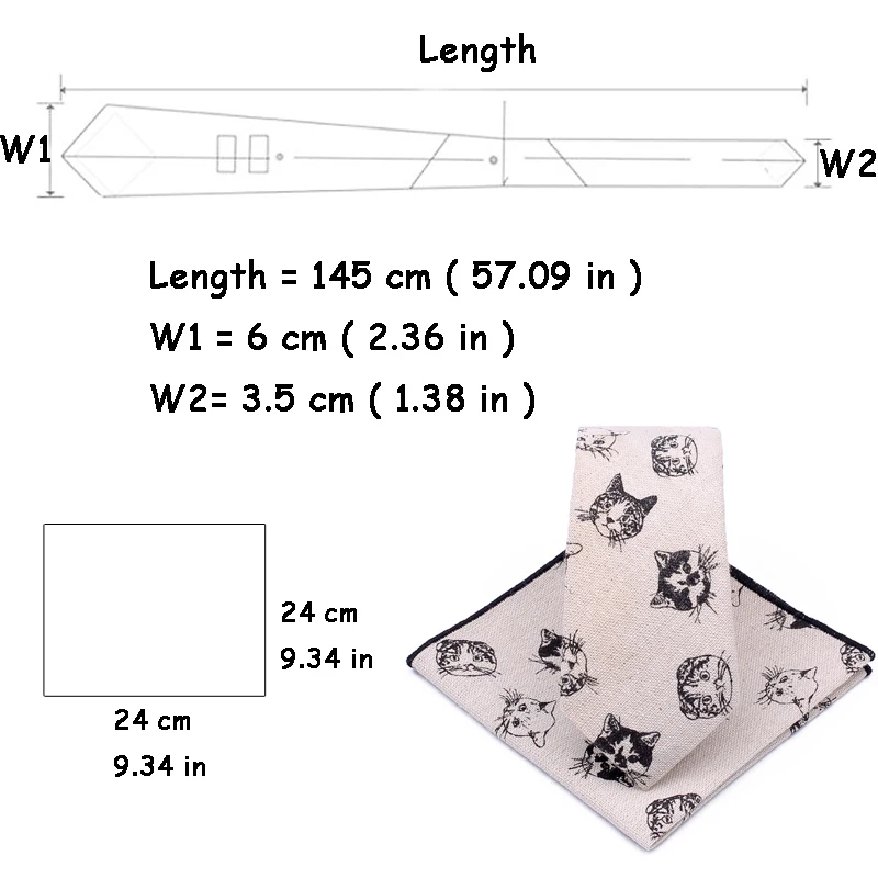 Новое поступление, тонкие галстуки на шею, 6 см, высокое качество, экологичный лен, Мультяшные галстуки, кошки, птицы, листья, цветочный принт, взрослые мужские галстуки