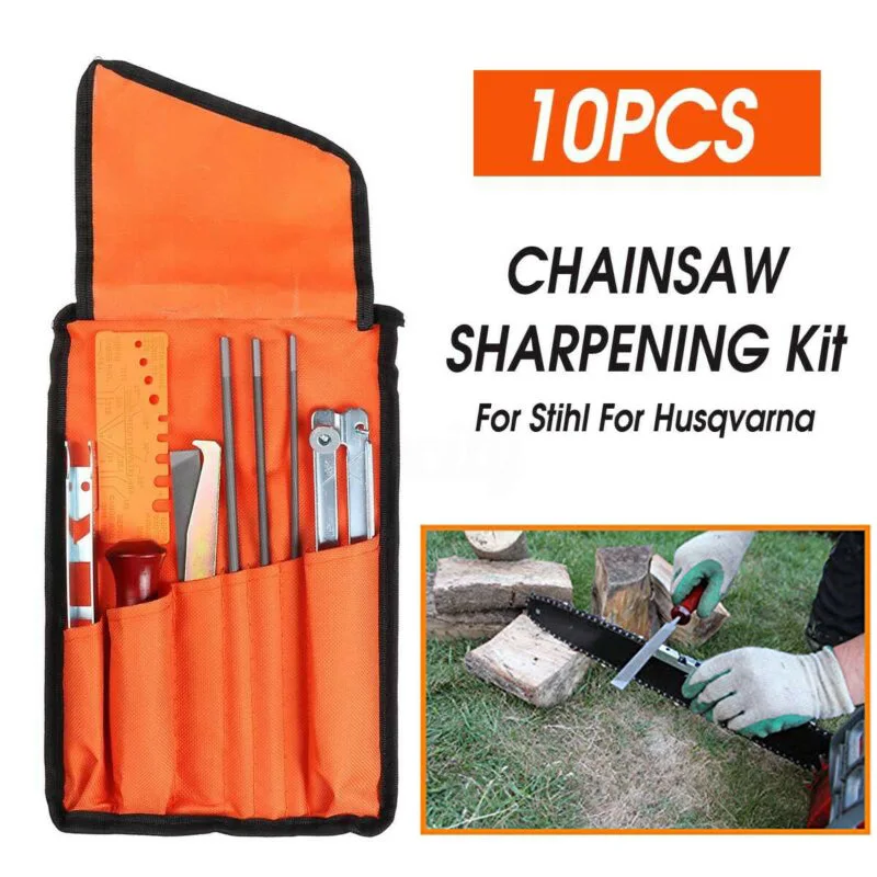 10 шт. набор для заточки бензопилы Stihl Husqvarna|Детали инструментов| |