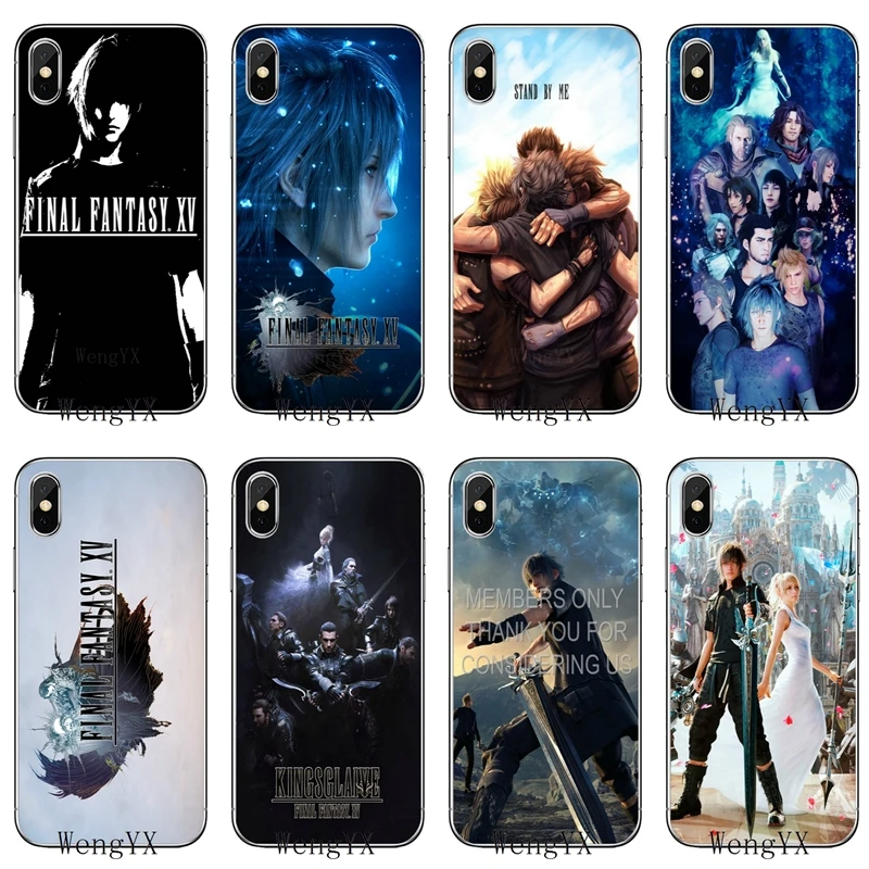 

For Xiaomi Redmi S2 3S 4 4A 4x 5 plus 6 6A Note 3 4 5 5A 6 Pro Pocophone F1 Final fantasy xv fashion TPU Soft phone cover case