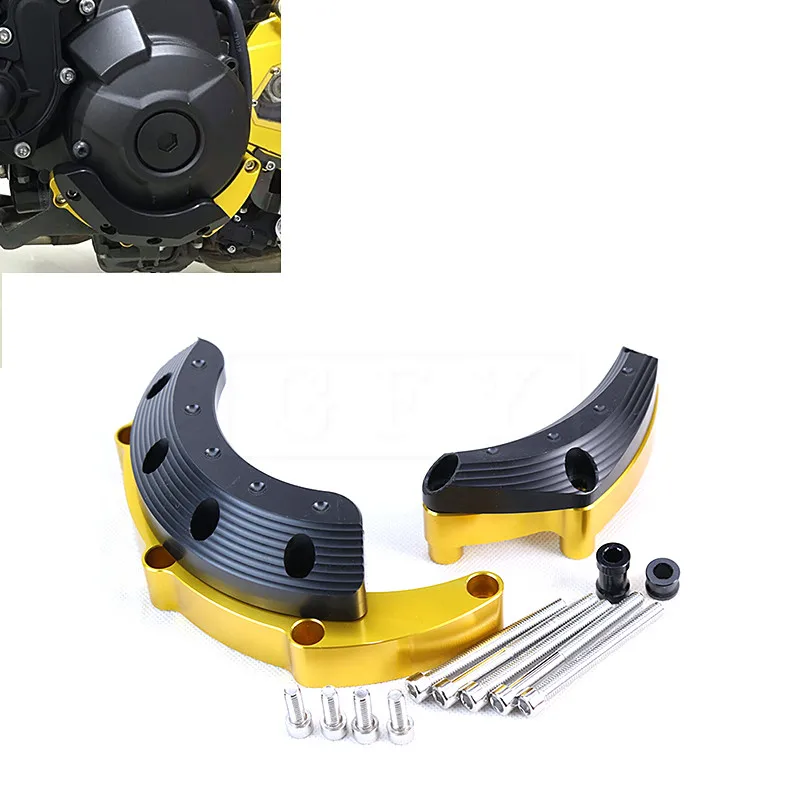

Motorcycle CNC Engine Protective Cover Falling Protector Sliders Guard For Yamaha MT09 Tracer FZ09 FJ09 2014 - 2017 XSR900 MT-09
