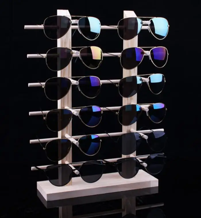 Imported pine solid wood glasses display stand Original wooden
sunglasses display stand
