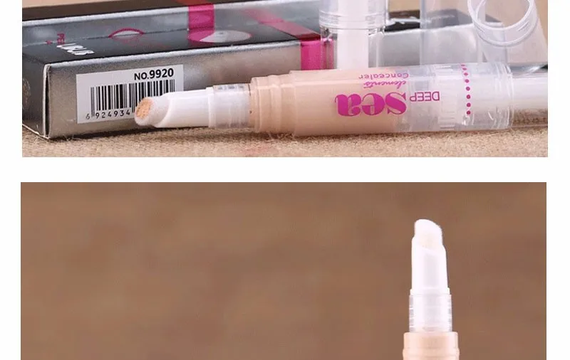 UBUB 3 Colors Face Makeup Concealer Cream Brush Convenient Rotary Concealer Brush Professional Foundation Concealer Makeup Brand (15)