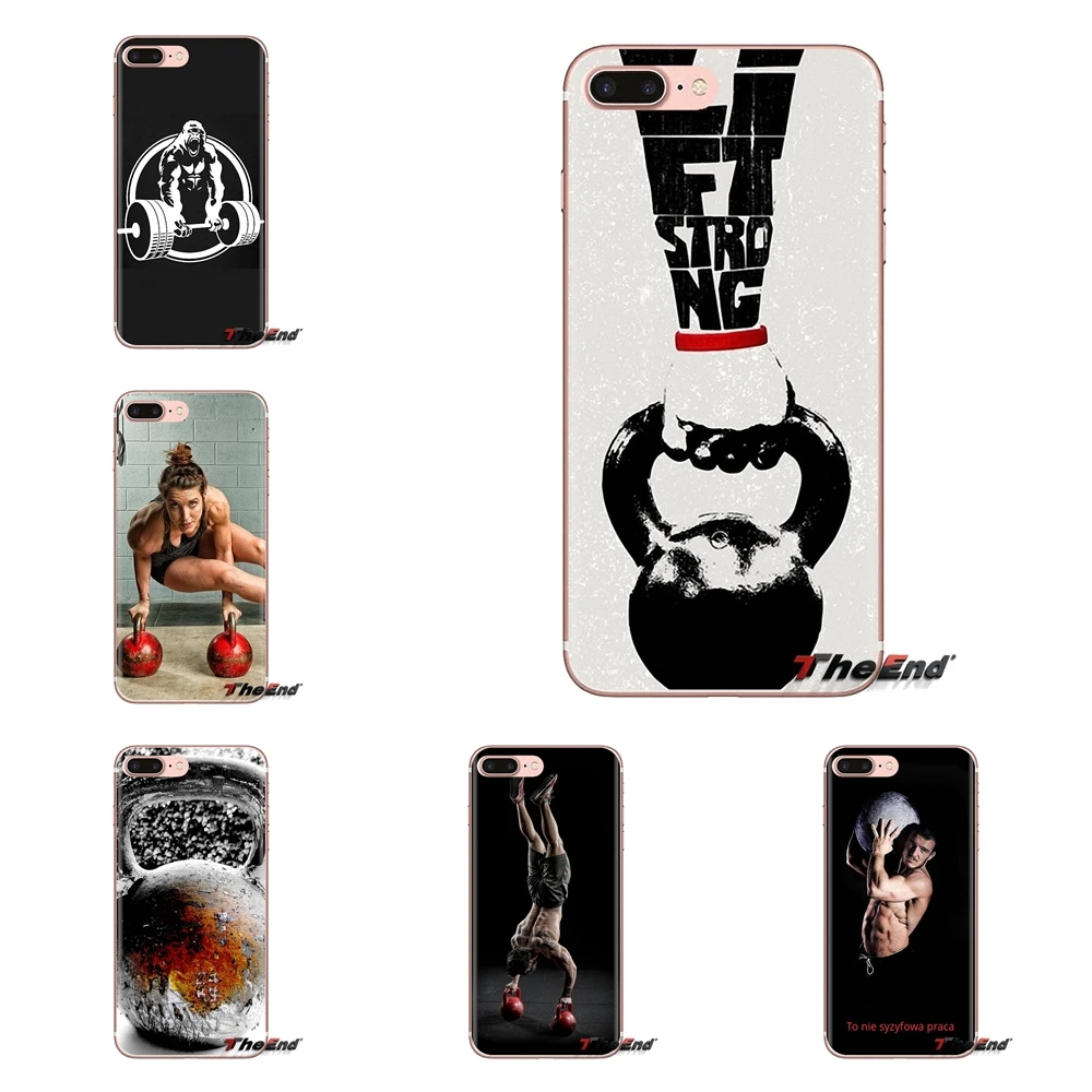 

For Huawei G7 G8 P7 P8 P9 P10 P20 P30 Lite Mini Pro P Smart Plus 2017 2018 2019 I Love Kettle bells Kettlebells fitness TPU Case