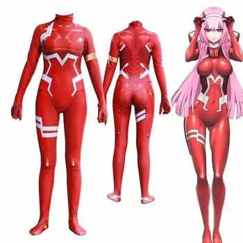 

DARLING in the FRANXX Zero Two DitF Cosplay Costume Anime Bodysuit Jumpsuits