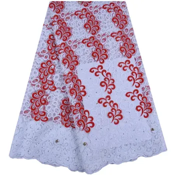 

Top Sale French Milk Silk Lace Fabric High Quality Soft Milk Silk Lace Fabric With Stones African Lace Fabric For Wedding F1630