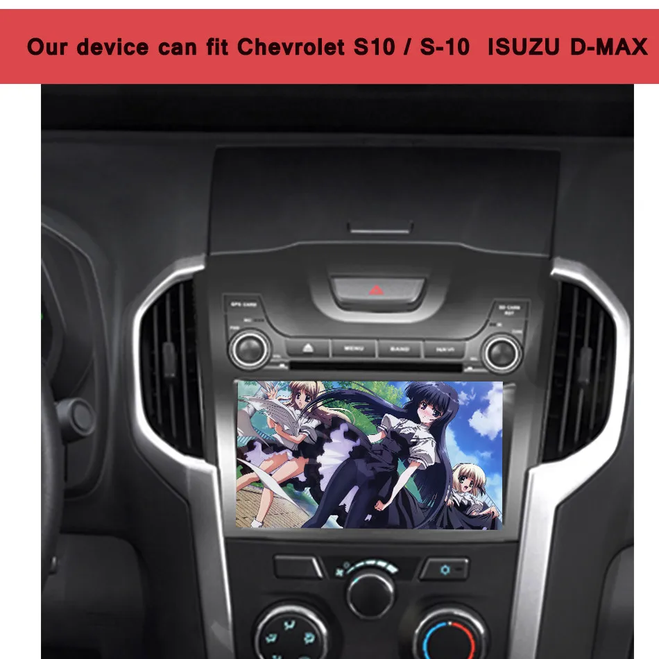 4G+ 64G 8 дюймов Android 9,0 автомобильный DVD gps магнитофон для Chevrolet Trailblazer/S10/Colorado Isuzu D-max MU-X Chevy Автомагнитола