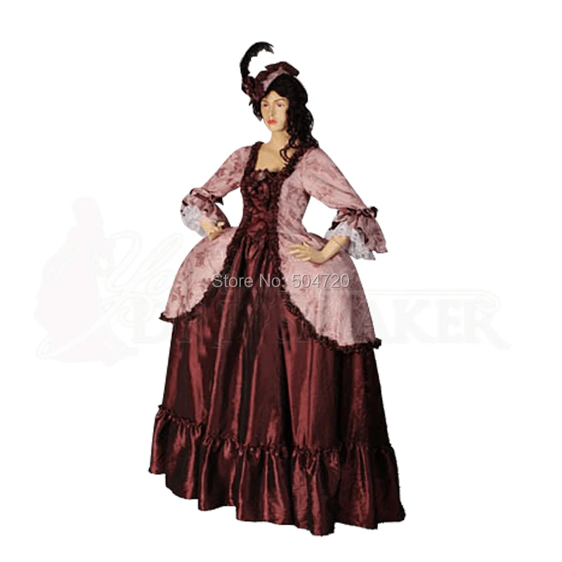 

Customer to order! Pink Victorian dresses Eras Regency Civil War Revolutionary Rococo Dress Halloween Gown Ball dress HL-162