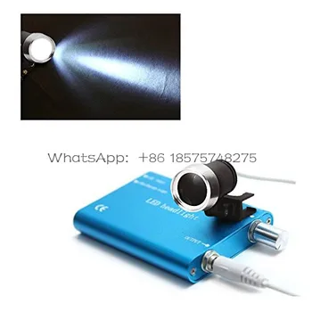 

rechargeable surgical led light adjustable brightness operation headlamp dental magnifier loupe medical headlight
