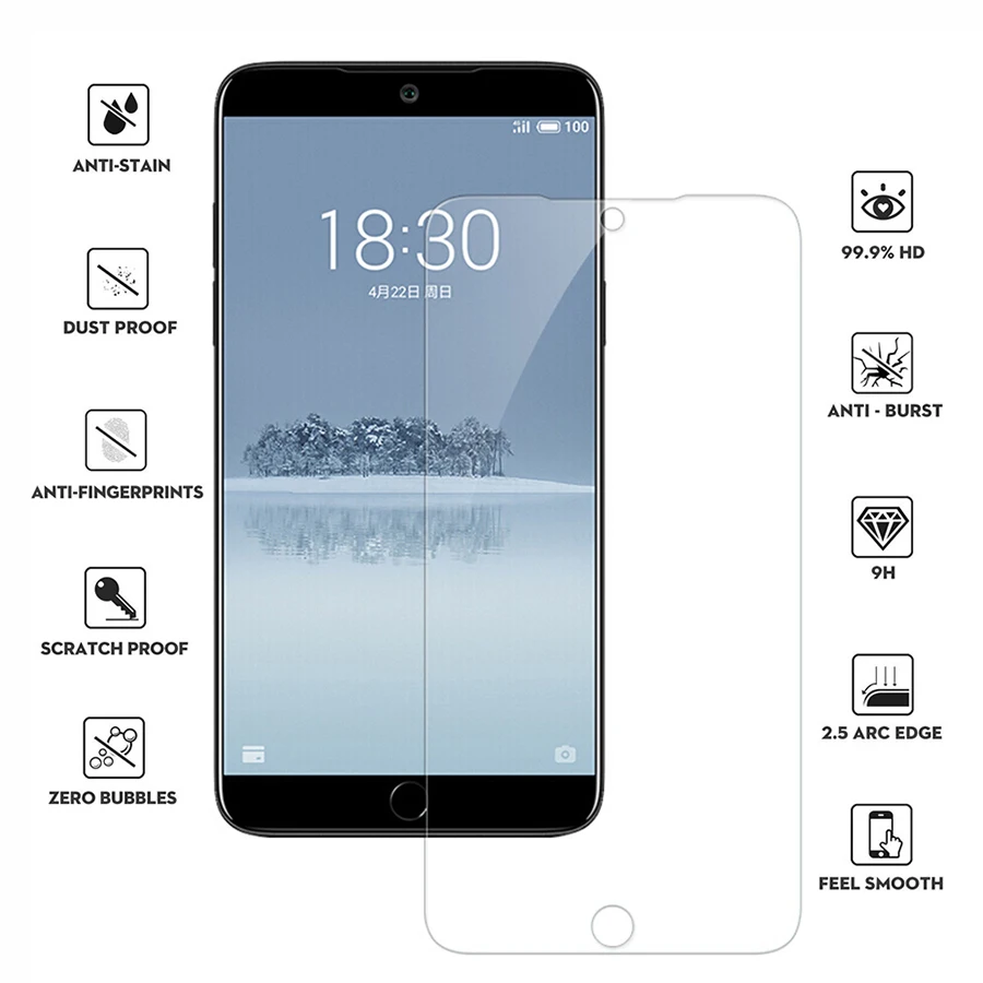 Закаленное стекло для Meizu 15 Lite 16 X S 16x16s M15 защитное закаленное Maisie M lite 9h 2