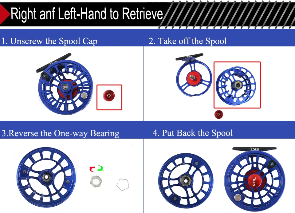 Maxcatch Avid Fly Reel with CNC-machined Aluminum Alloy Body 1/3,3/4, 5/6,  7/8,9/10wt, Reels -  Canada