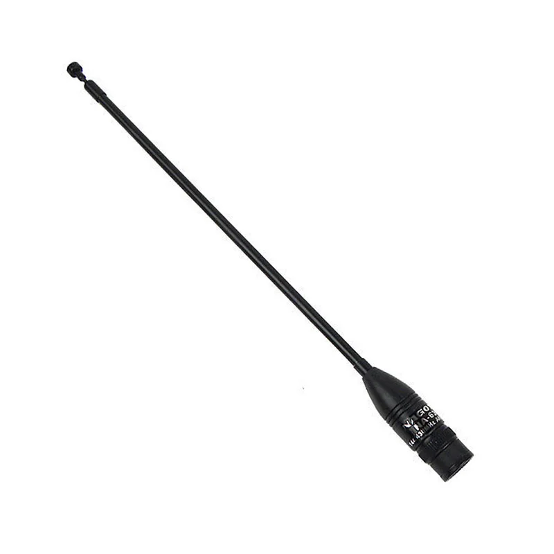 2pcs NA 636 BNC Male VHF/UHF Dual Band Telescopic Antenna for Radio