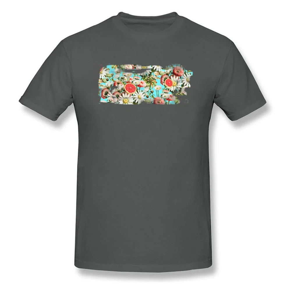Botanical Garden Cotton Fabric Male Short Sleeve Tees Leisure Labor Day T Shirt Print Tee Shirts Coupons Round Neck Botanical Garden carbon