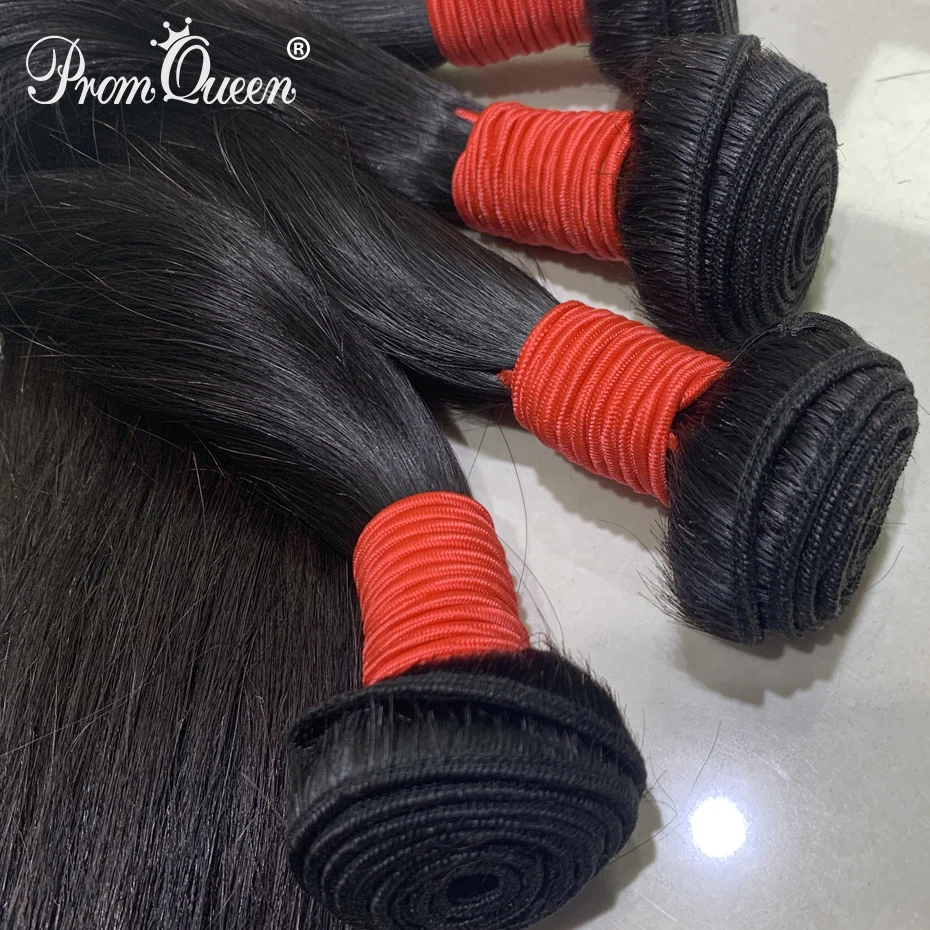 30 Inch 32 34 36 38 Inch 40 Inch Bundles Straight Peruvian Virgin Hair Weave Human Hair Bundles Long Raw Virgin Hair Extensions