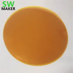 10 шт. 200 мм круглые желтые Полиимидные Клейкие ленты лист для коссель 3D-принтеры и печати 200 мм Диаметр высокой температуры Клейкие ленты