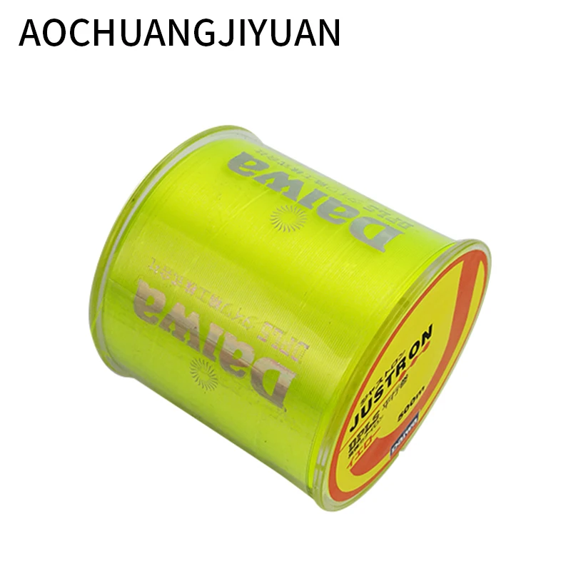 500m Nylon Fishing Line Japanese Durable Monofilament Rock Sea Fishing Line Daiwa Thread Bulk Spool All Size 4 Colors 0.4 to 8.0