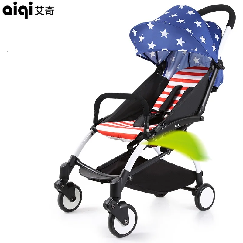 2017 Rushed Aiqi Baby Stroller Pushchair Pram Sit Flat Foldable Carriage Aluminum Alloy Portable Summer Special Strollers