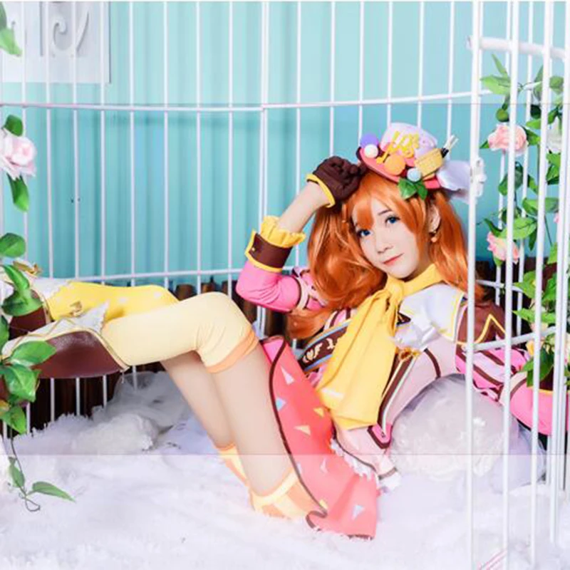 Rolecos японского аниме Love Live! Костюмы для косплея мороженое возбуждение Косака