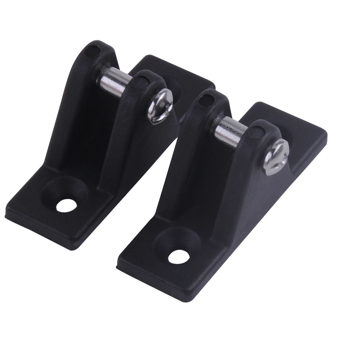 beler 2PCS Nylon Deck Hinge Boat Bimini Top Fitting 90 Degree Pin
