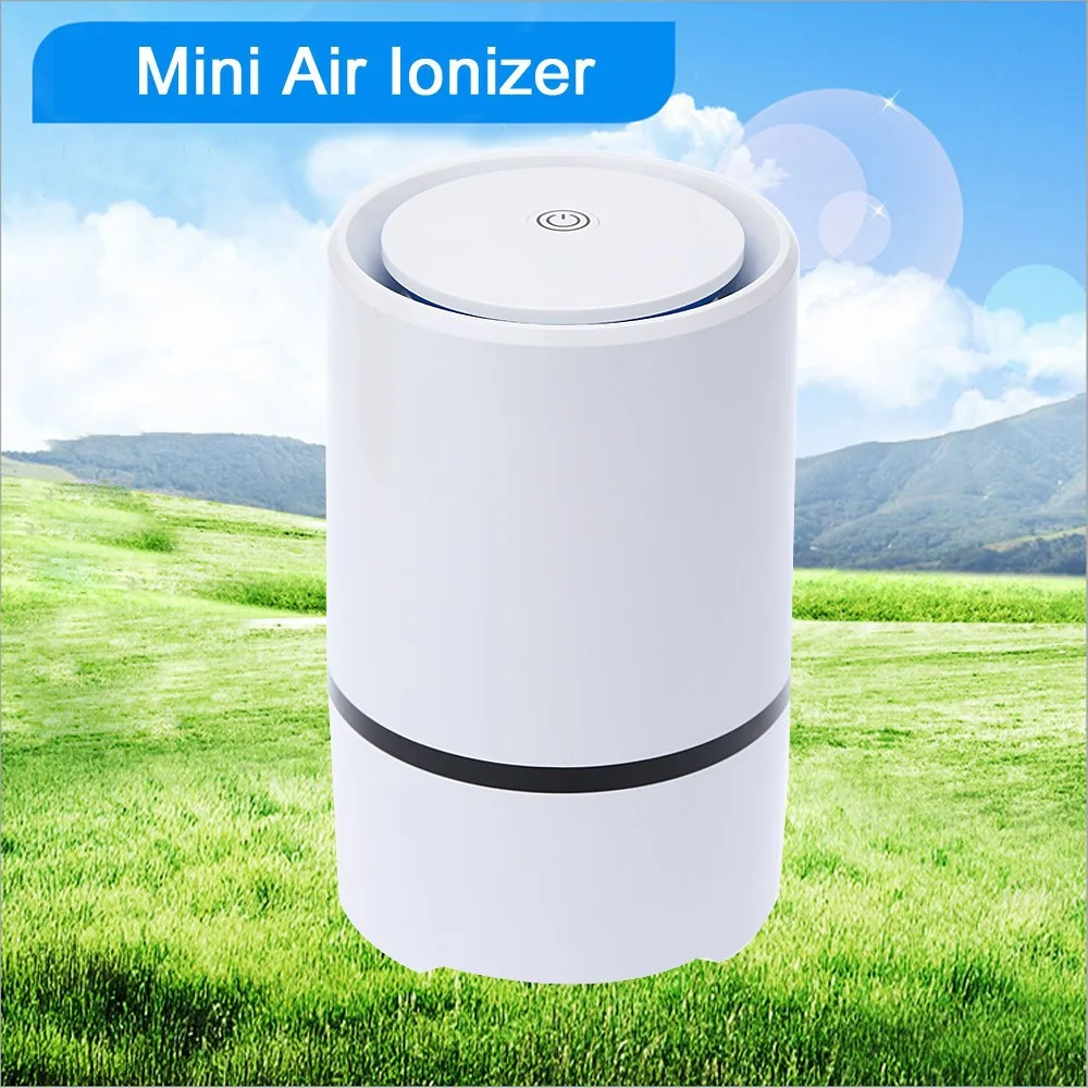 

Home and Office Desktop HEPA Filter Air Purifier Portable USB mini Ionizer