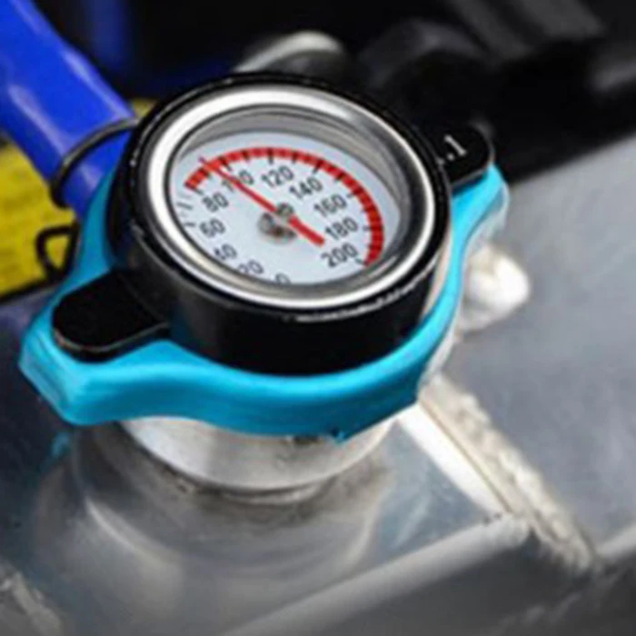 Автомобильные аксессуары крышка резервуара для воды с измерителем может измерять температуру крышки резервуара для воды универсальное Давление Большой Hea
