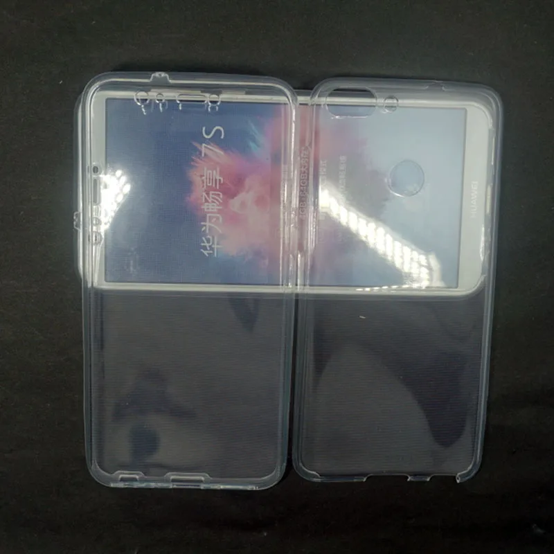 360 Full Body Case For Huawei P Smart Front and Back Protection Ultra Thin TPU Soft Silicone Gel Cover for Huawei P Smart Coque 5