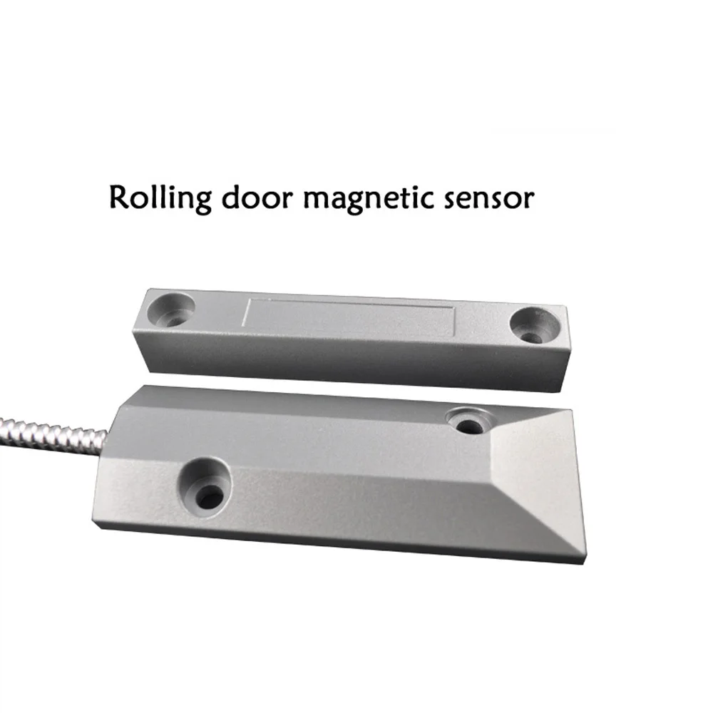 

(1 pair) Wired Magnetic Switch For Rolling Door NC relay output Door sensor Home security Alarm System accessories