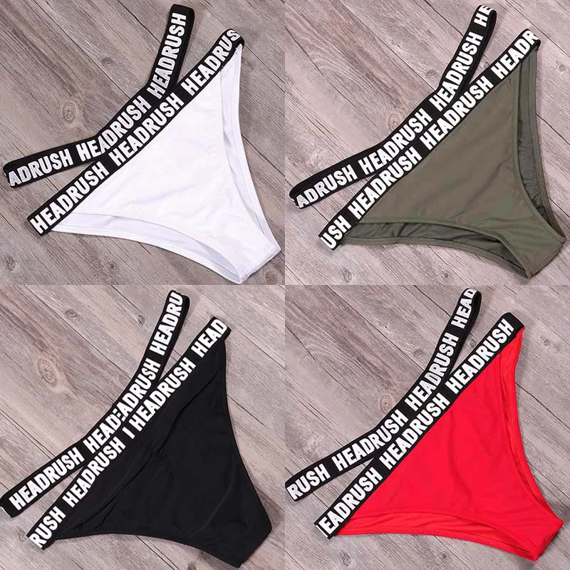 

Biseafairy 2019 New Arrival Bikini Bottom Sexy Woman Bikinis Shorts Brazilian Low waist Biquini Swimsuit Thong Solid 4 Color