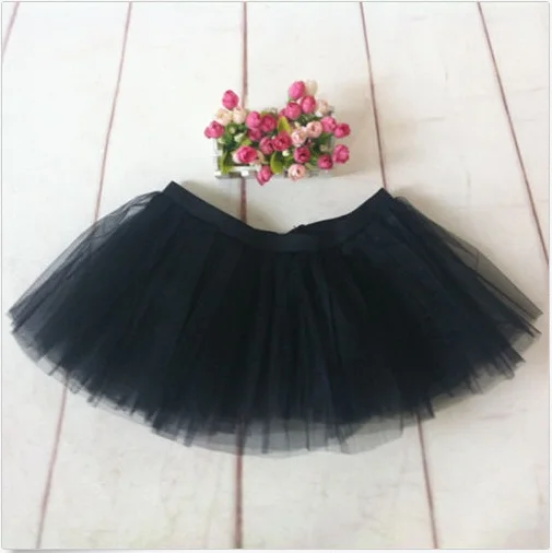 3Layers Adult Women Tutu Tulle Skirt Petticoat Dance Halloween Party Fancy - Цвет: as picture