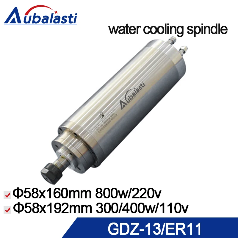 

800W Spindle 400W 300W CNC Router Spindle Motor AC220V 110V Woodworking Water cooling spindle For CNC router machines