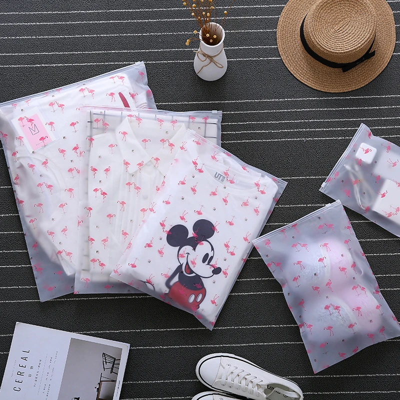

Fashion Flamingo Cosmetic Bag Transparent Make Up Case Organizer Travel Zipper Storage Wash Kit Box Makeup Pouch Toiletry Beauty