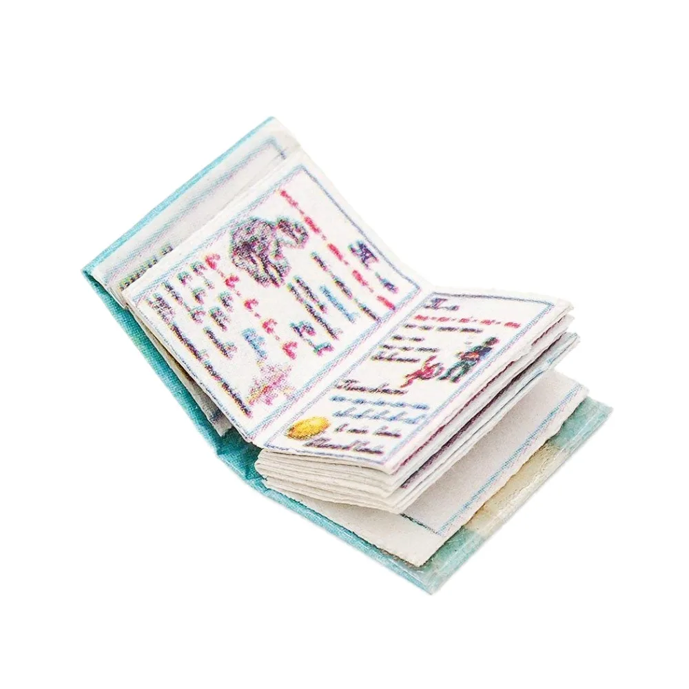 

Odoria 1:12 Miniature Storybook Dolls' Accessories Book Dollhouse Decor For Study Room