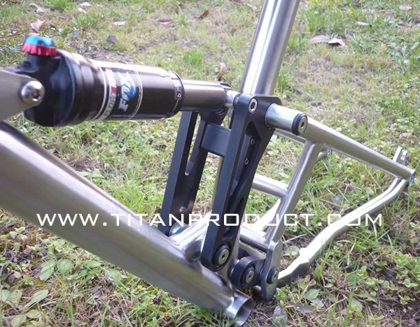 Clearance MTB Titanium Frame Full Suspension 9