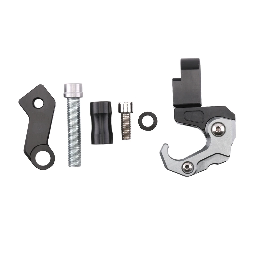 SMOK Motorcycle Accessories CNC Aluminum Alloy Folding Hanger Hook For Honda All New Forza 300 2018 (8)