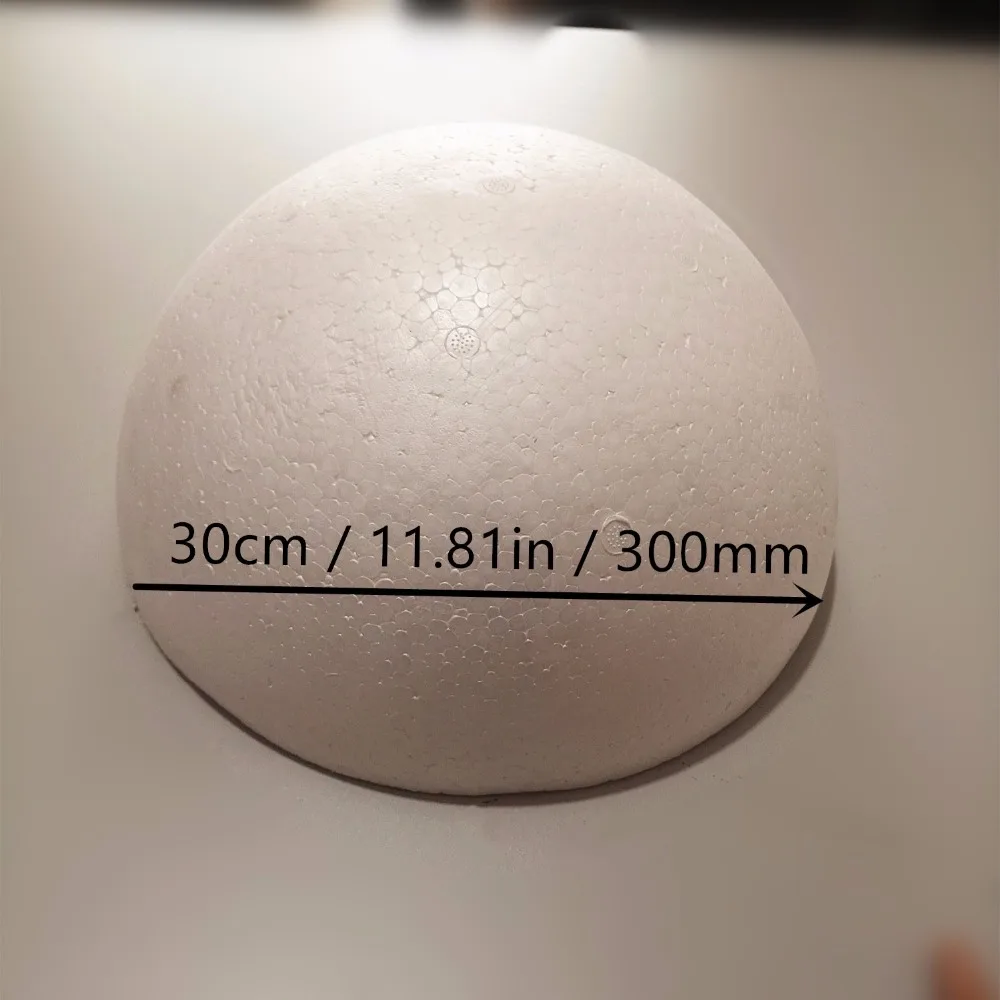 1 cm 1,5 cm 2 cm 2,5 cm 3 cm 4 cm schiuma bianca Palline rotonde Mini polistirolo polistirolo artigianale Decorazione palline di Natale  15