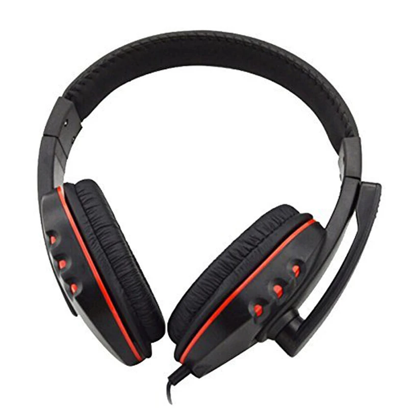 Новый Gaming Headset голос Управление проводной Hi-Fi качество звука для PS4 черный + красный futural цифровой jiu11