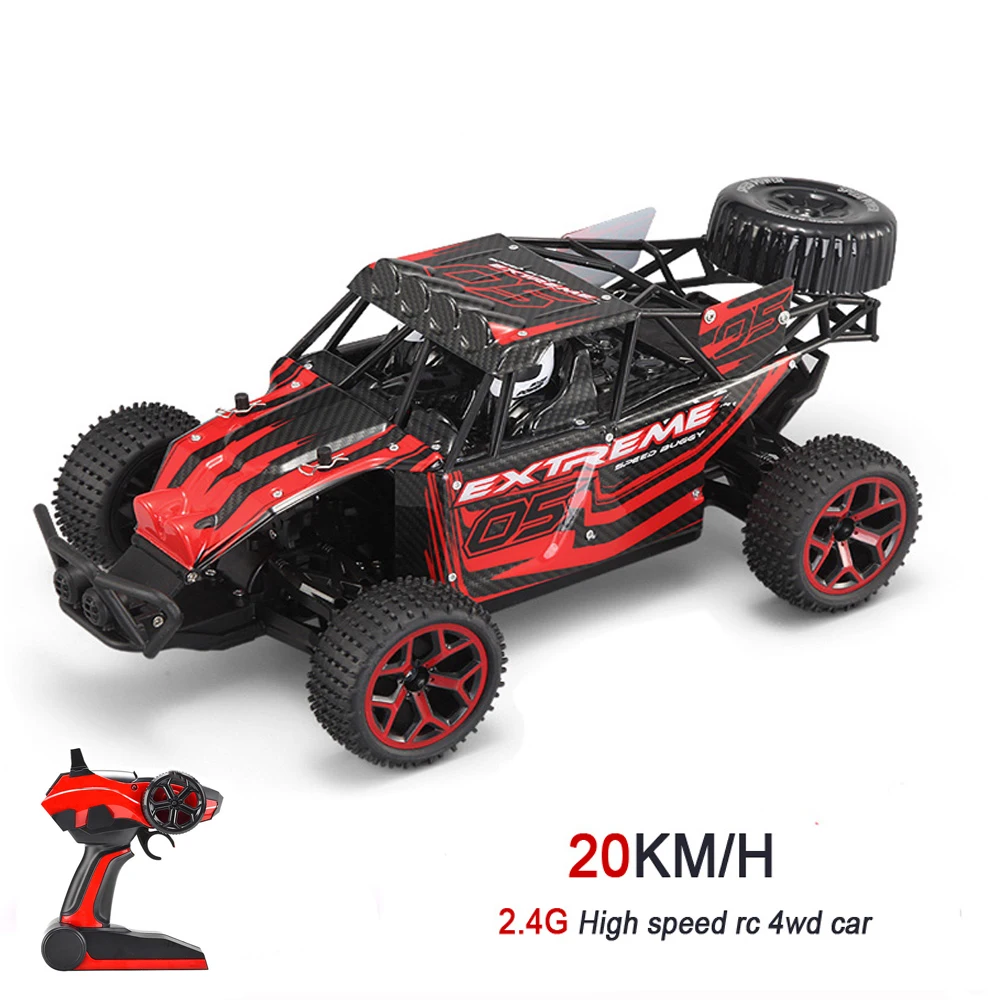 20km/h 2.4g Rc Car 4wd 118 High Speed Off road Buggy Remote Control