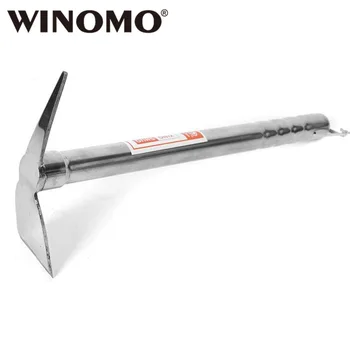 

WINOMO 1pcs Stainless Steel Pickaxe Practical Double Use Functional Household Hoe for Gardening Planting