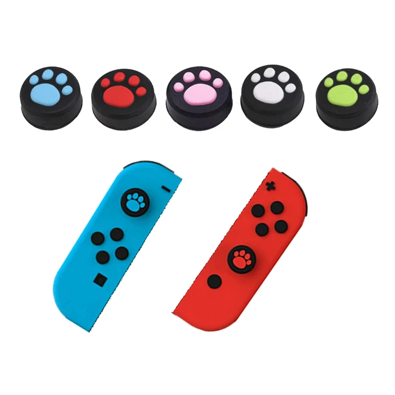

Silicone Extra Higher Thumb Stick Grip Caps Joystick Button Case Cover for Nintend Switch NS Joy-Con Gamepad Controllers