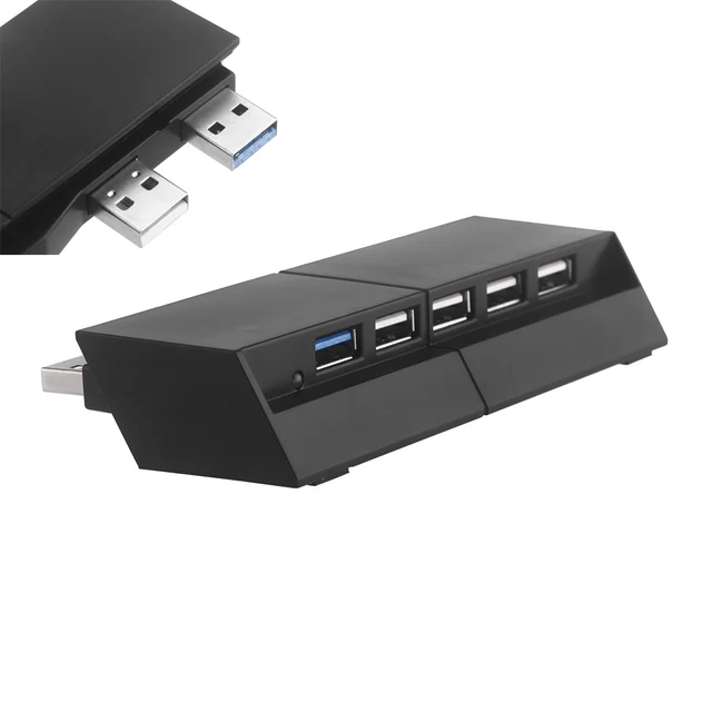 SOLVED You can use an external hard drive with a usb hub ...