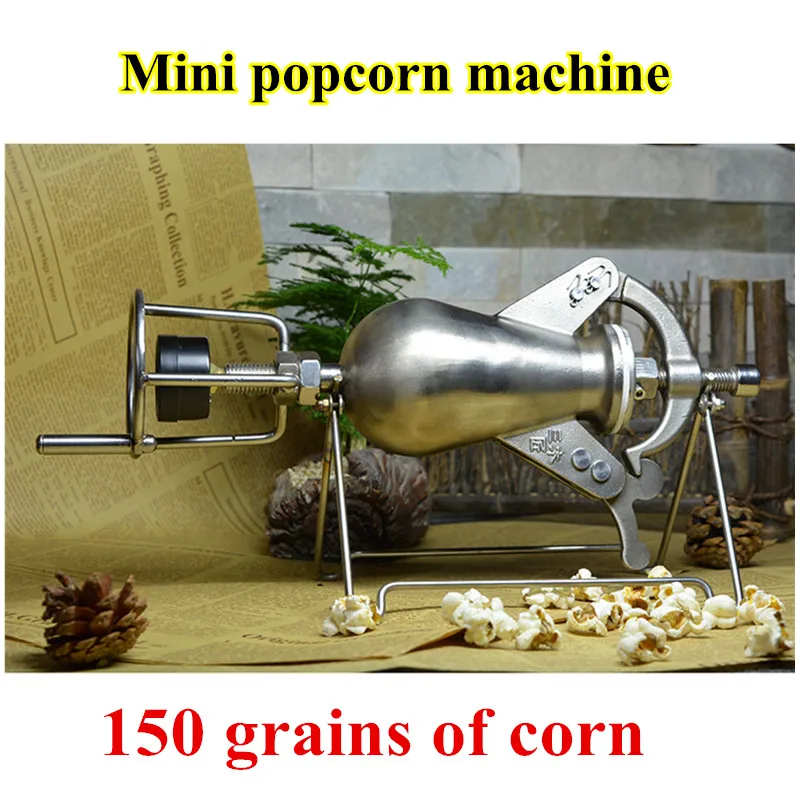 Горячая Распродажа старомодные ручной попкорн пыхтя машина Мини устройства для изготовления попкорна воздушная кукуруза