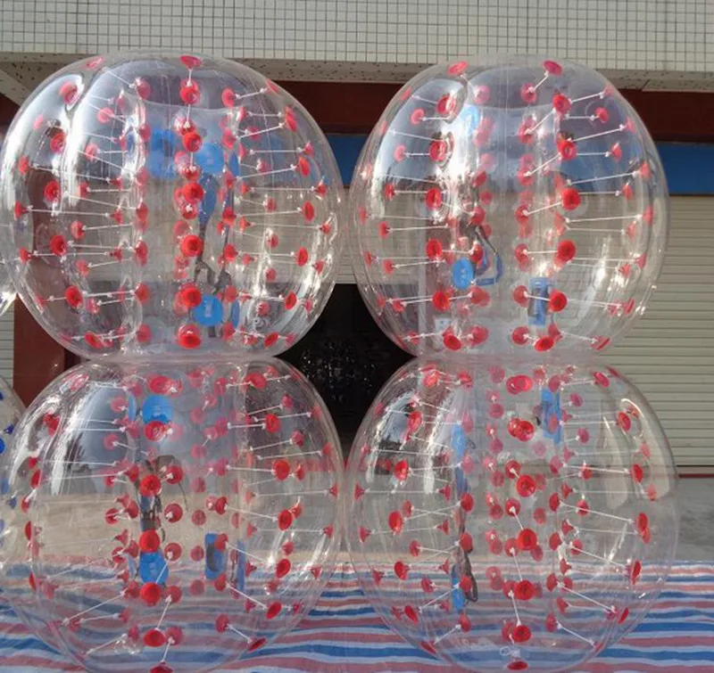 12pcs balls 1 5M Inflatable Bubble Soccer font b Football b font Ball bubble ball with