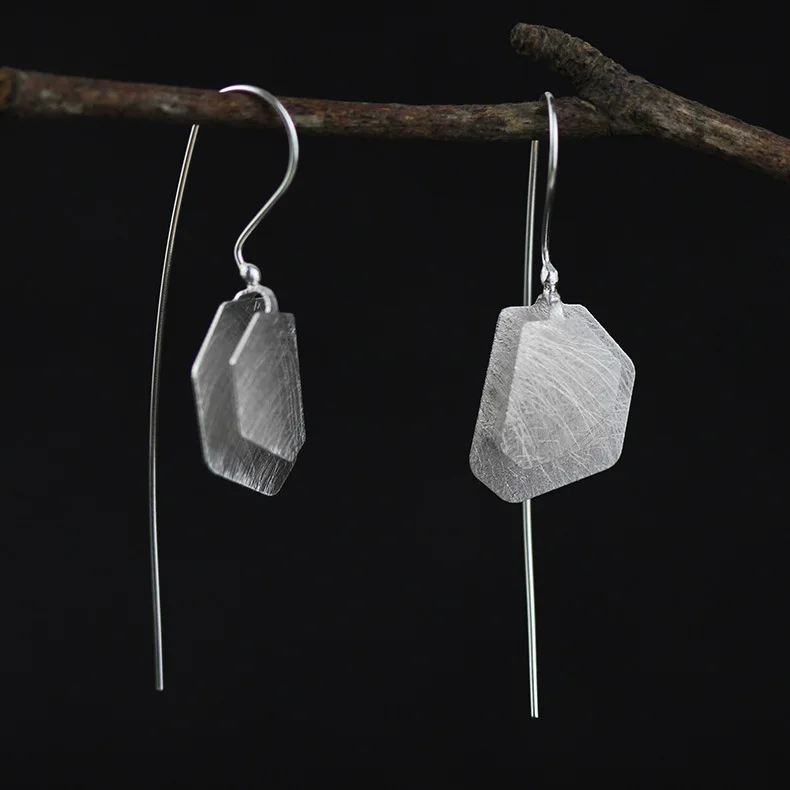 

CMAJOR Designer 925 Sterling Silver Minimalist Geometric Irregular Stud Earrings Women Girls Original Fine Jewelry Wholesale