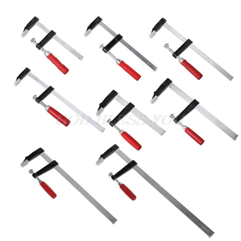 

Heavy Duty F-Clamp Bar Clip Clamp For Woodworking High Strength Wood Clamping Carpenter DIY Hand Tool 8 Sizes