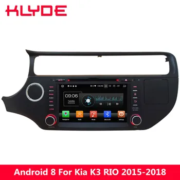

KLYDE 8" 4G WIFI Android 8.0 Octa Core PX5 4GB RAM 32GB ROM Car DVD Player Radio Stereo GPS Navigation For Kia Rio K3 2015-2018