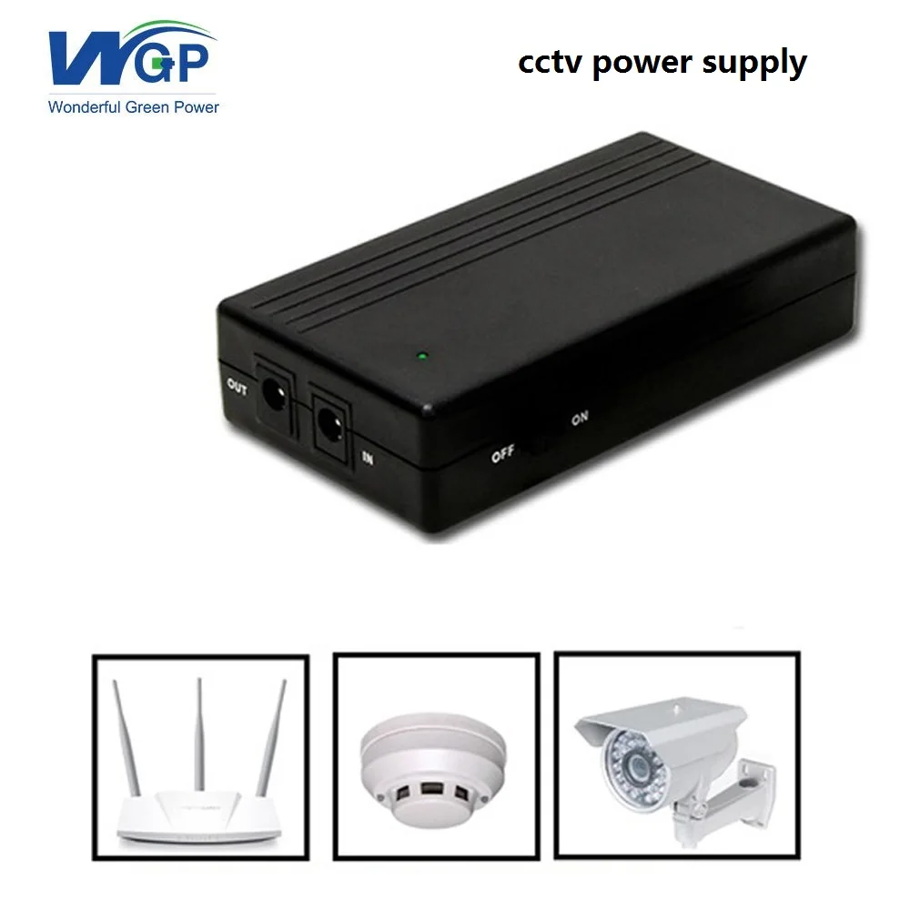 Lithium battery ups 12V 2A uninterrupted power supply providing