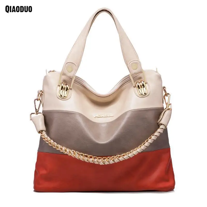 

New Arrival Women Bag Tote Bolsa Feminina Large Size 38cm Shopping Bag Sac A Main Women Messenger Bags Fashion Soft-leather-bags