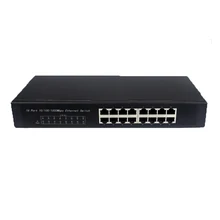 Стабильная 16 Порты и разъёмы Gigabit Ethernet сетевой коммутатор 1000 м полнодуплексный с металлическим корпусом