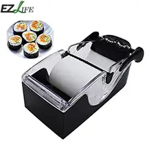 DIY Bola de arroz sushi roll máquina mágica roller sushi hacedor molde suchi cortador herramientas cocina gadget accesorios LPT8882