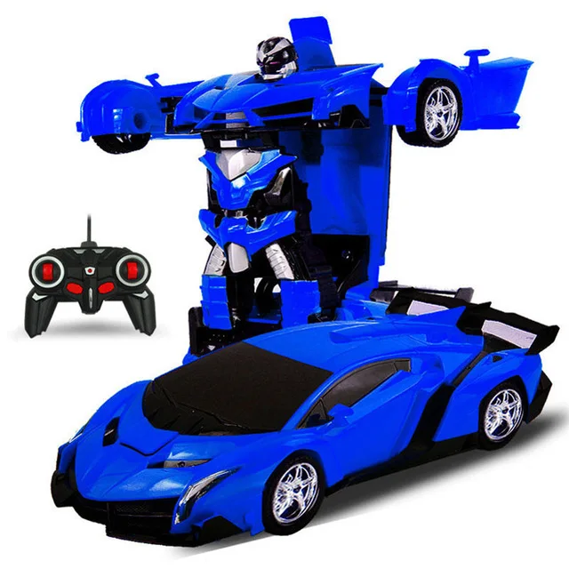 Радиоуправляемый автомобиль радиоуправляемые автомобили 2в1 Трансформация Роботы игрушки деформационные игрушки Радиоуправляемый спортивный автомобиль модель транспортного средства